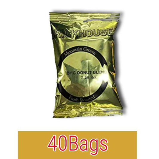  Brickhouse Donut Blend Ground Coffee, 40/2.25 Oz Bags