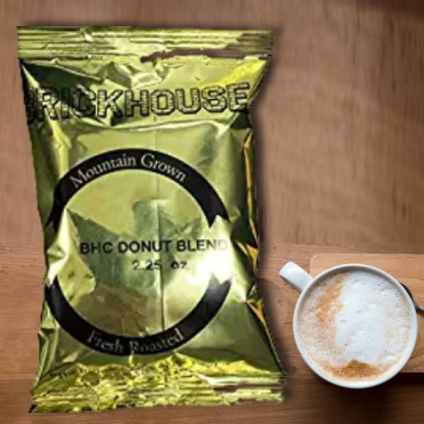  Brickhouse Donut Blend Ground Coffee, 40/2.25 Oz Bags