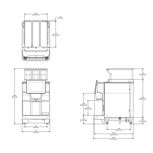 BUNN® Bunn 55400.0103 Fast Cup Bean To Cup Coffee Brewer 208-240V 60HZ