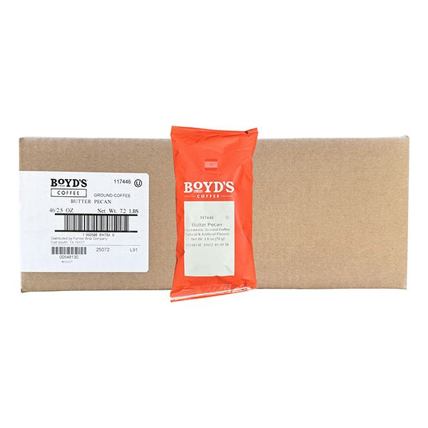  Boyd's Butter Pecan Ground Coffee (46/2.5 Oz)