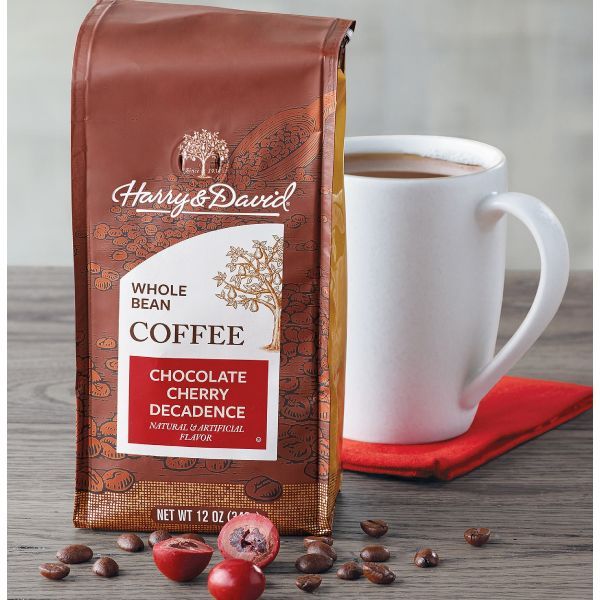  Harry & David Chocolate Cherry Decadence Ground Coffee, 12 Oz