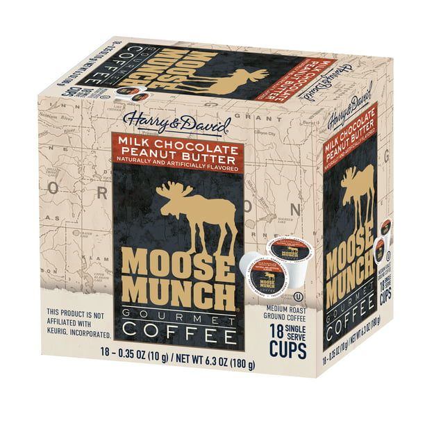 Moose Munch Northwest, Dark Chocolate Caramel, Chocolate Peanut Butter, Maple Vanilla 4/18 Ct