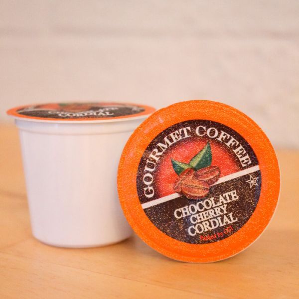  Chocolate Cherry Cordial Coffee, 35 Single Serve Cups