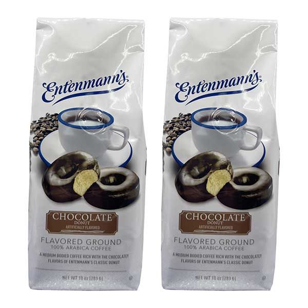  Entenmann's Chocolate Donut Flavored Ground Coffee – 2 X 10 Oz Bags