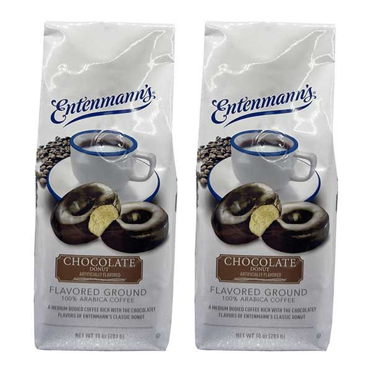  Entenmann's Chocolate Donut Flavored Ground Coffee – 2 X 10 Oz Bags
