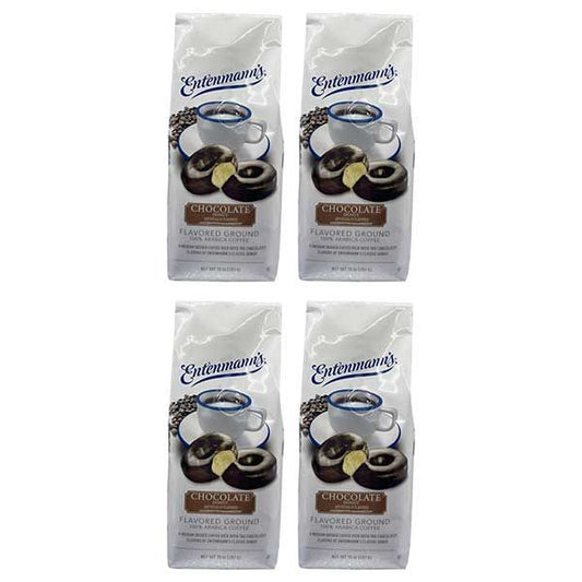  Entenmann's Chocolate Donut Flavored Ground Coffee – 4 X 10 Oz Bags