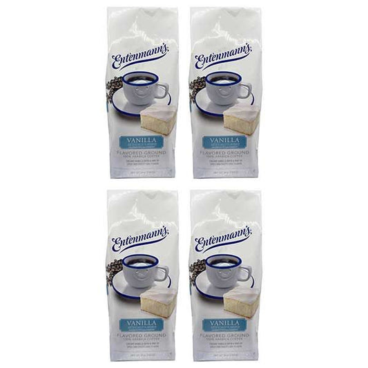  Entenmann's Vanilla Flavored Ground Coffee – 4 X 10 Oz Bags