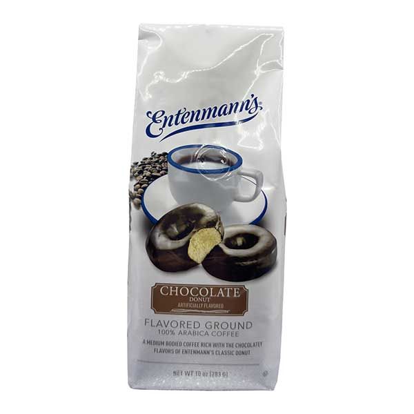  Entenmann's Chocolate Donut Flavored Ground Coffee – 10 Oz Bag