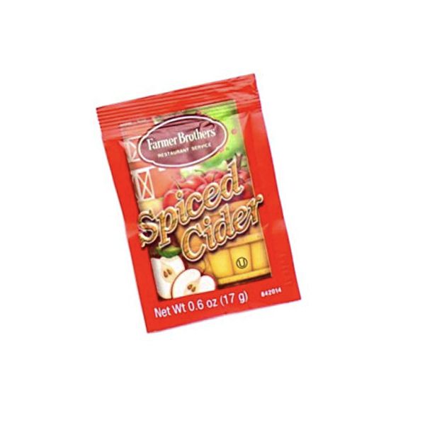  Farmer Brothers Instant Apple Spiced Cider Packets, 25 Packets Per Box