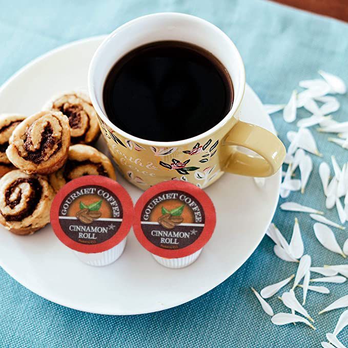  Cinnamon Roll Coffee, 100 Single Serve Cups