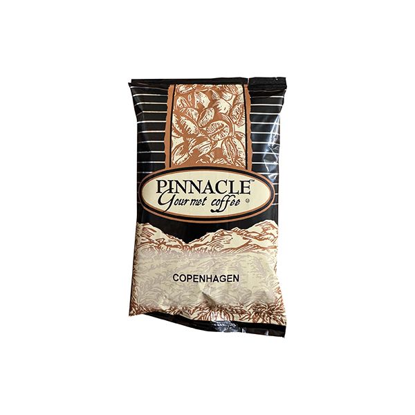  Pinnacle Ground Coffee, Copenhagen, Dark Roast, 64/3oz Pre-Portioned Packets