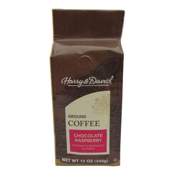  Harry & David Chocolate Raspberry Ground Coffee, 6 Bags (12 Oz Each)