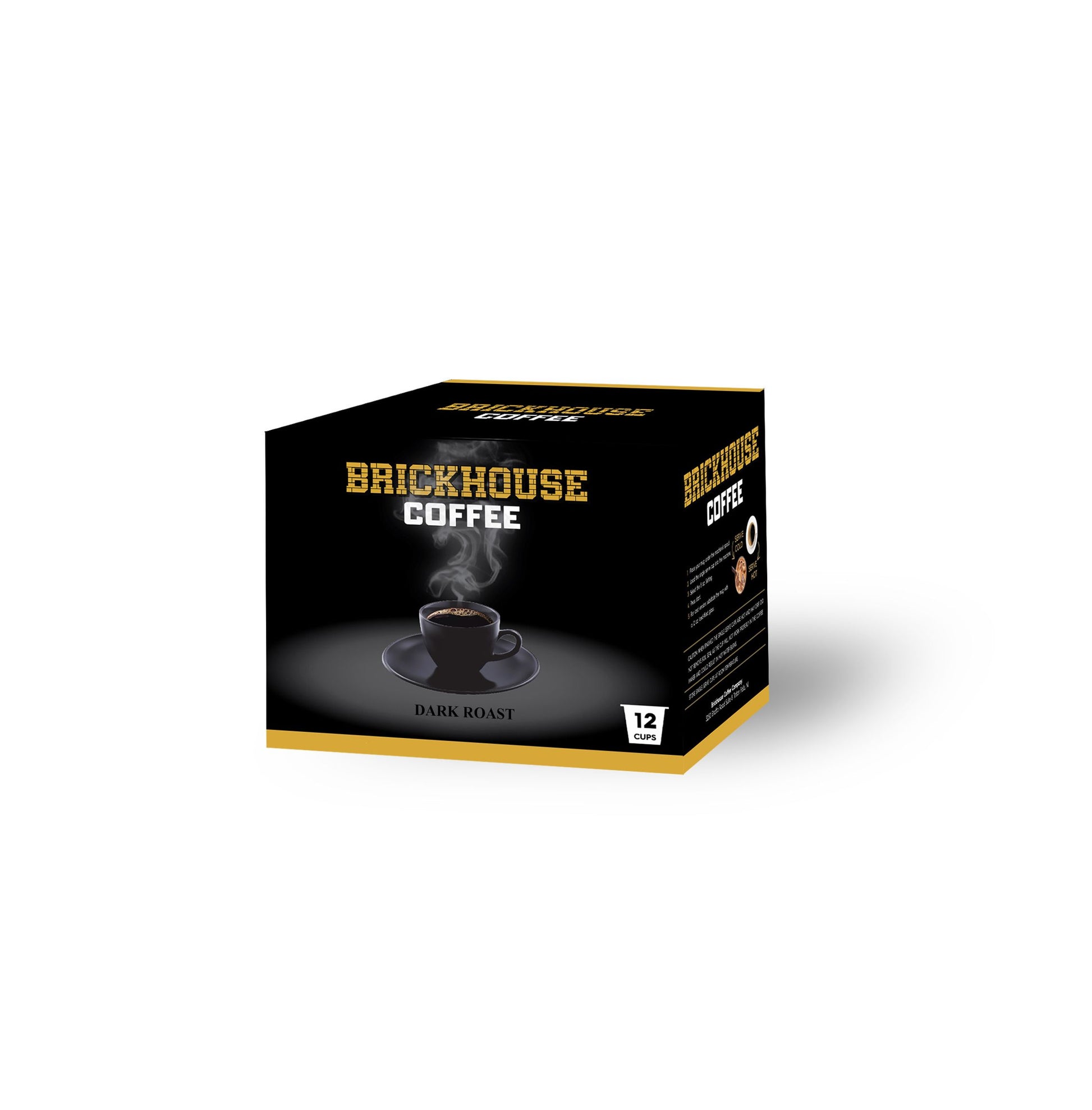  Brickhouse Single Serve Coffee, Dark Roast, 72 Count