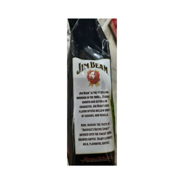  Jim Beam Signature Dark Roast Bourbon Flavored Ground Coffee, 1 Bag (12 Oz)