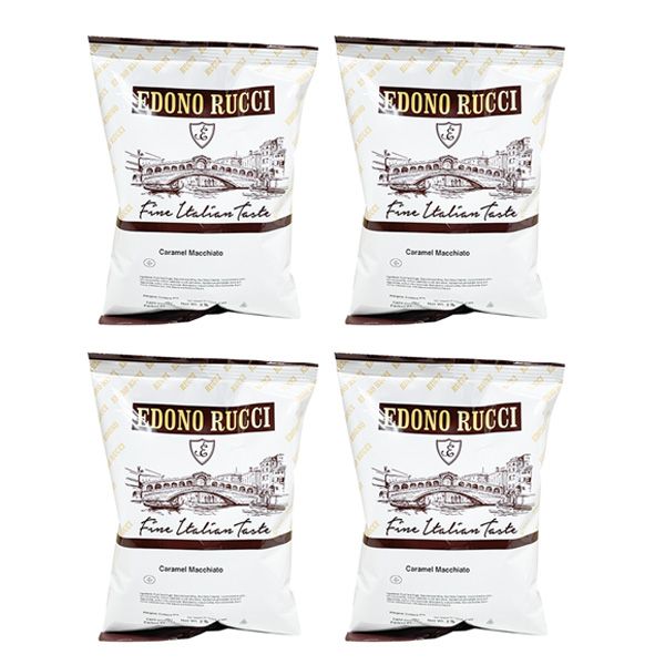  Edono Rucci Caramel Macchiato Cappuccino Mix, 4/2 Lb Bags