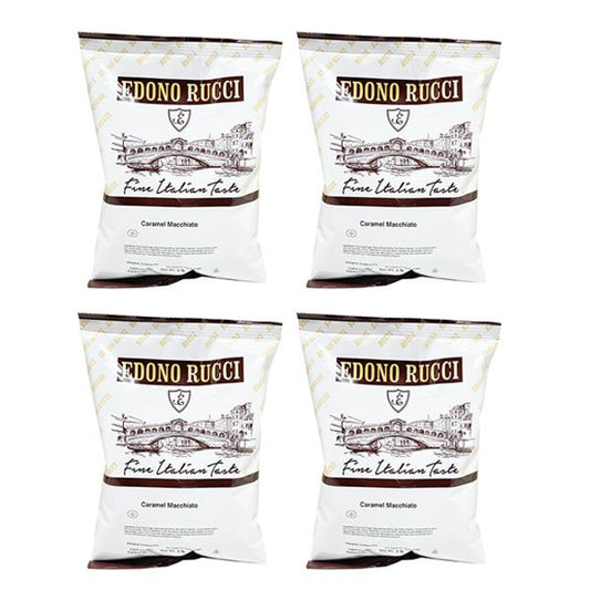  Edono Rucci Caramel Macchiato Cappuccino Mix, 4/2 Lb Bags