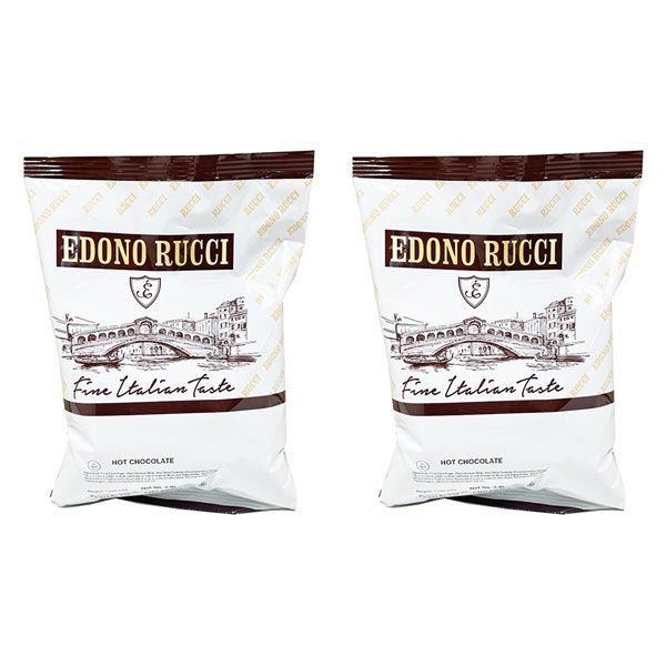  Edono Rucci Hot Chocolate Cappuccino Mix, 2/2 Lb Bag