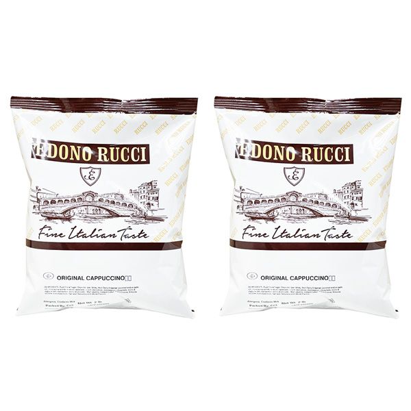  Edono Rucci Original Cappuccino Mix, 2 Bags ( 2 Lbs Each)