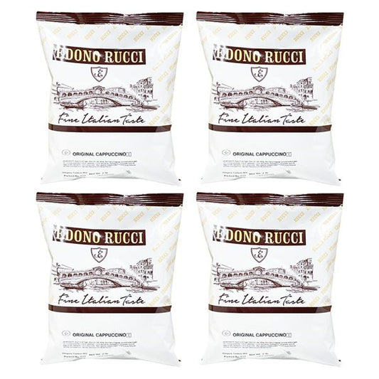  Edono Rucci Original Cappuccino Mix, 4 Bags ( 2 Lbs Each)