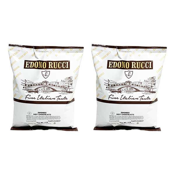  Edono Rucci Powdered Smores Hot Chocolate Mix, 2lbs (2 Bags)