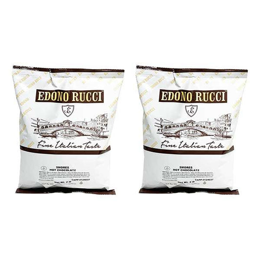  Edono Rucci Powdered Smores Hot Chocolate Mix, 2lbs (2 Bags)