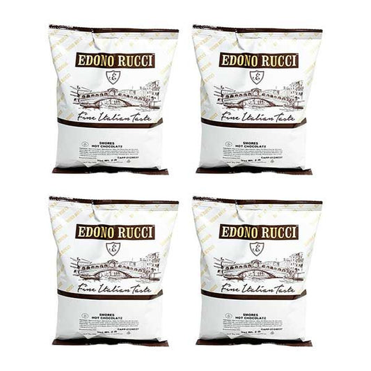 Edono Rucci Powdered Smores Hot Chocolate Mix, 2lbs (4 Bags)