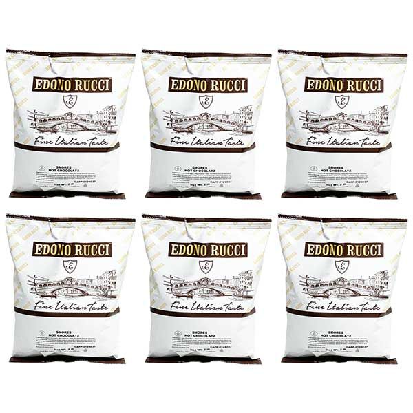  Edono Rucci Powdered Smores Hot Chocolate Mix, 2lbs (6 Bags)