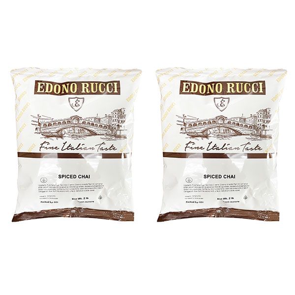  Edono Rucci Spiced Chai Tea Latte 2 Bags (2 Lbs Ea)