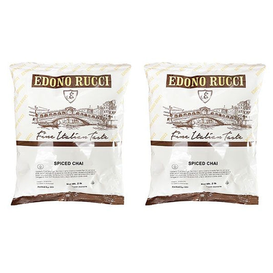  Edono Rucci Spiced Chai Tea Latte 2 Bags (2 Lbs Ea)