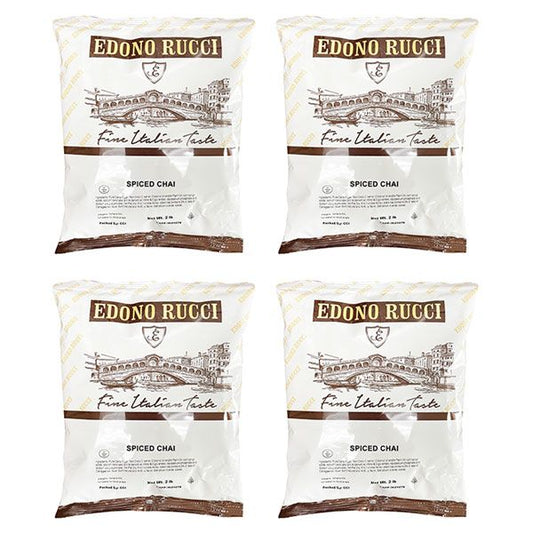  Edono Rucci Spiced Chai Tea Latte 4 Bags (2 Lbs Each)