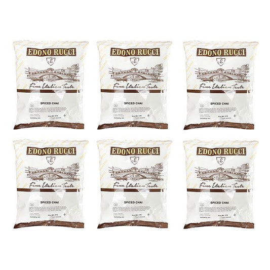  Edono Rucci Spiced Chai Tea Latte 6 Bags (2 Lbs Each)