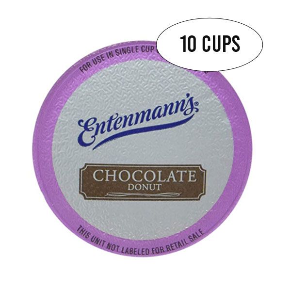  Entenmann's Single Serve Coffee Chocolate Donut (10 Cups)