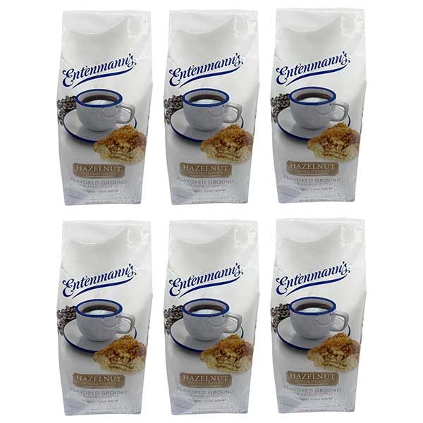  Entenmann's Hazelnut Flavored Ground Coffee – 6 X 10 Oz Bags