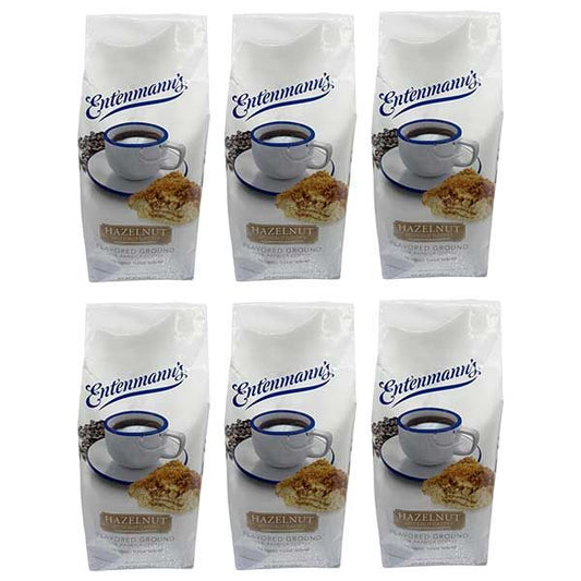  Entenmann's Hazelnut Flavored Ground Coffee – 6 X 10 Oz Bags