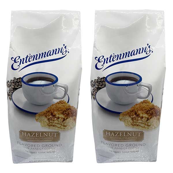  Entenmann's Hazelnut Flavored Ground Coffee – 2 X 10 Oz Bags