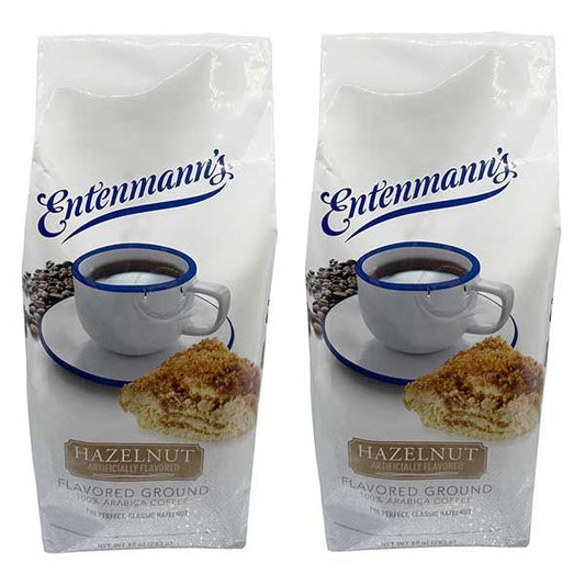  Entenmann's Hazelnut Flavored Ground Coffee – 2 X 10 Oz Bags