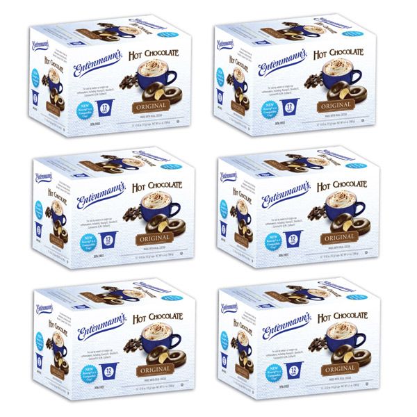  Entenmann's Single Serve Coffee, Hot Chocolate Original, 6/12 Count