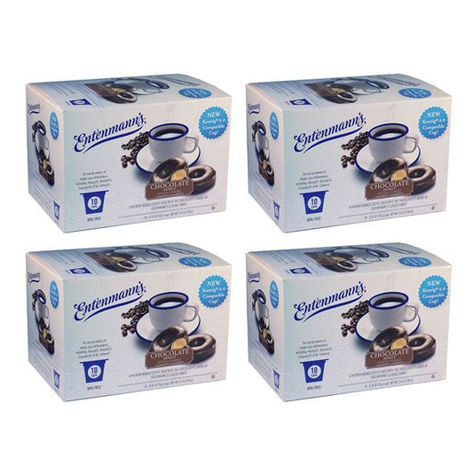  Entenmann's Single Serve Coffee, Chocolate Donut, 4/10 (40 Count)
