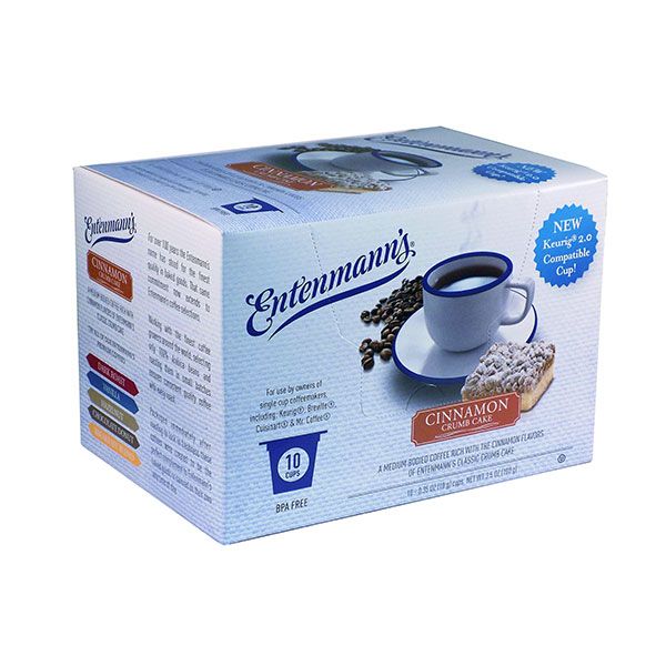  Entenmann's Single Serve Coffee, Cinnamon Crumb Cake 4/10 (40 Count)