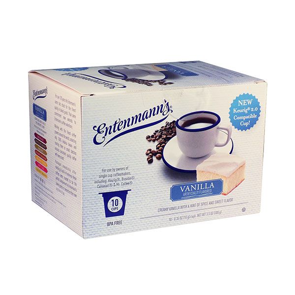  Entenmann's Single Serve Coffee, Vanilla 4/10 (40 Count)