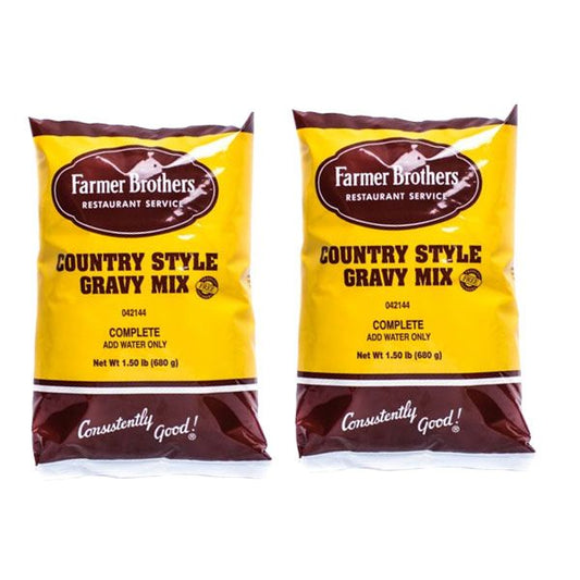  Farmer Brothers Country Gravy Mix (2 Bags/24 Oz Ea.)