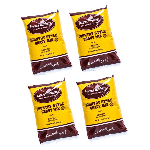 Farmer Brothers Country Gravy Mix (4 Bags/24 Oz Ea.)