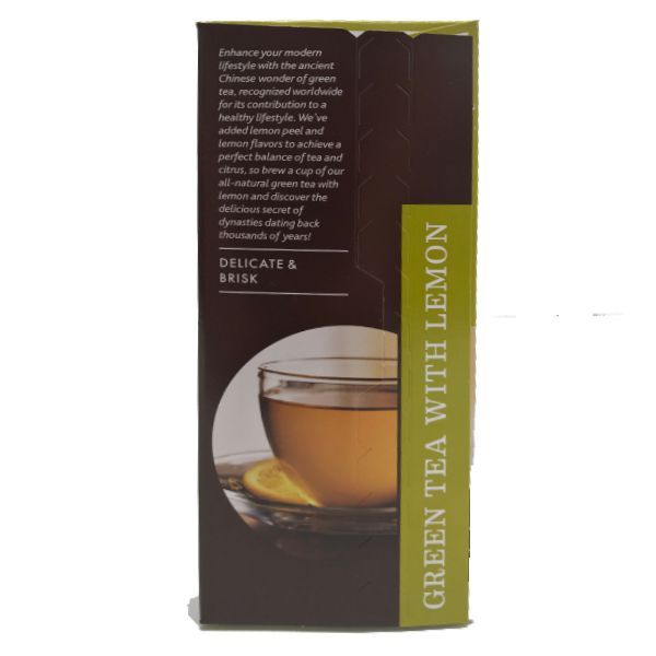  Farmer Brothers Premium Green Tea With Lemon, 6/25 Ct Tea Boxes