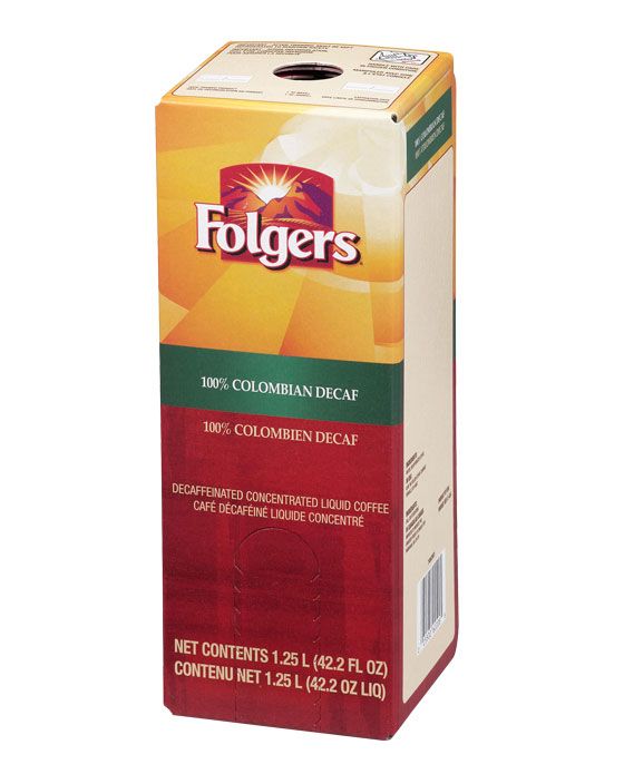  Folgers 1.25 Liter 100% Colombian Decaf (One)