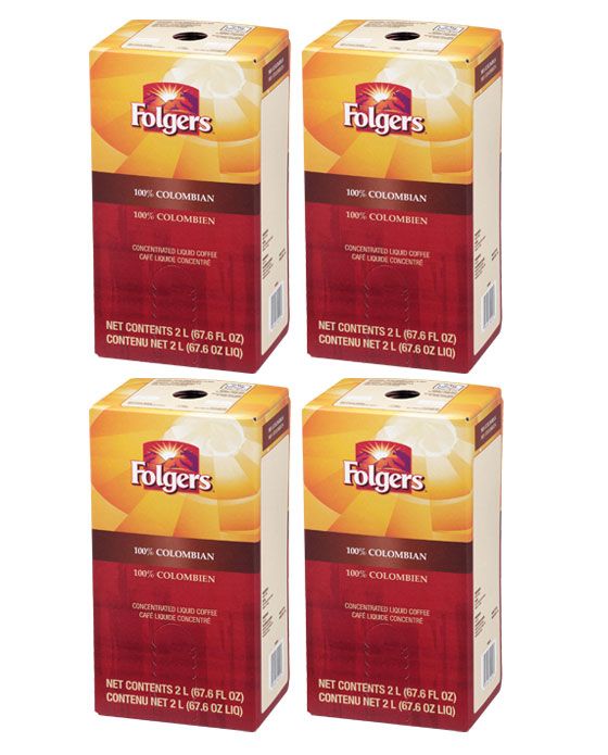  Folgers 2 Liter 100% Colombian (Four)