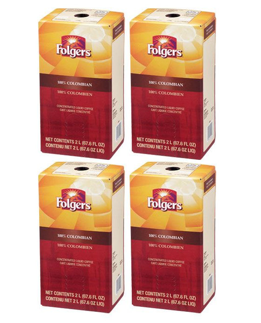  Folgers 2 Liter 100% Colombian (Four)