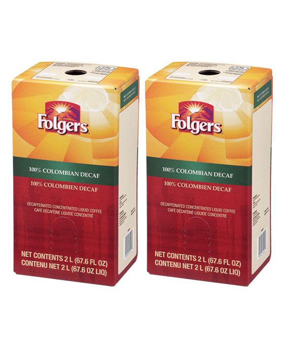  Folgers 2 Liter 100% Colombian Decaf (Two)