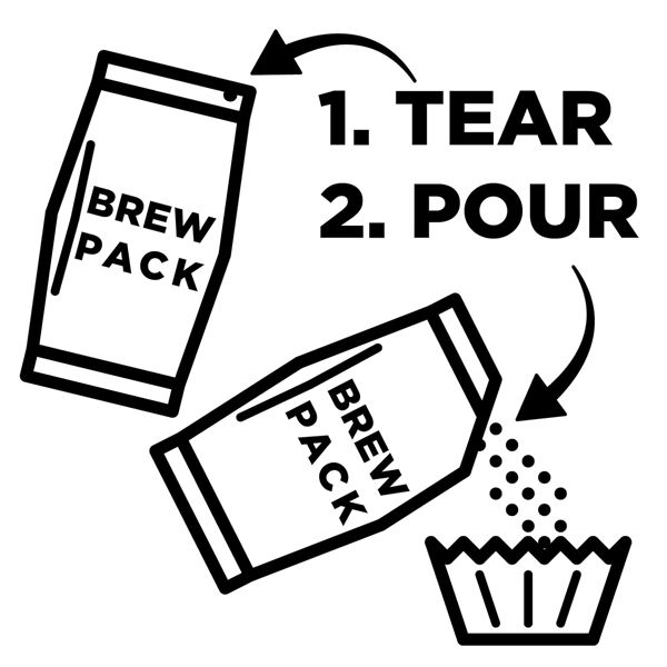  Pinnacle Ground Coffee, Copenhagen, Dark Roast, 64/3oz Pre-Portioned Packets
