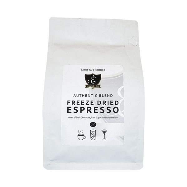  Edono Rucci Freeze Dried Espresso, Authentic Blend, 8oz Bag – Bold & Smooth