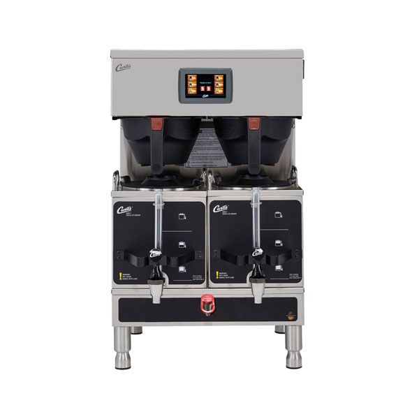  Curtis G4GEMT10A1000 Gemini Stainless Steel Twin Satellite Coffee Brewer - 220V